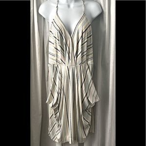 BCBGeneration stripe 2 pocket dress SZ L